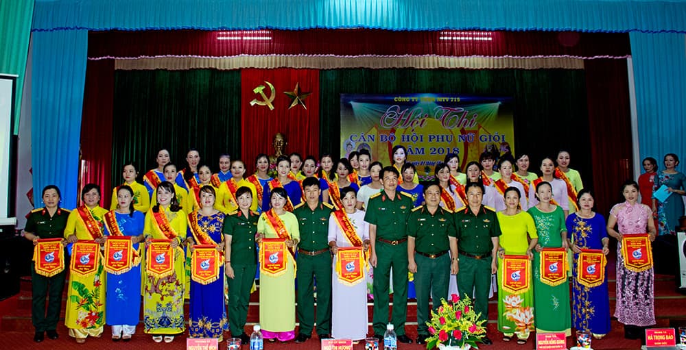 Công ty 715 tổ chức Hội thi cán bộ Hội phụ nữ giỏi năm 2018
