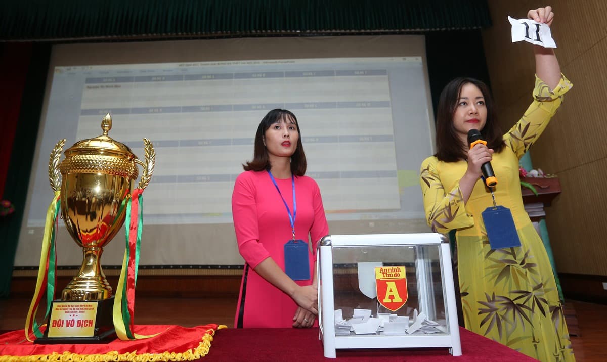 91 đội tham gia Giải bóng đá học sinh THPT Hà Nội-Báo An ninh Thủ đô lần thứ XVIII-2018