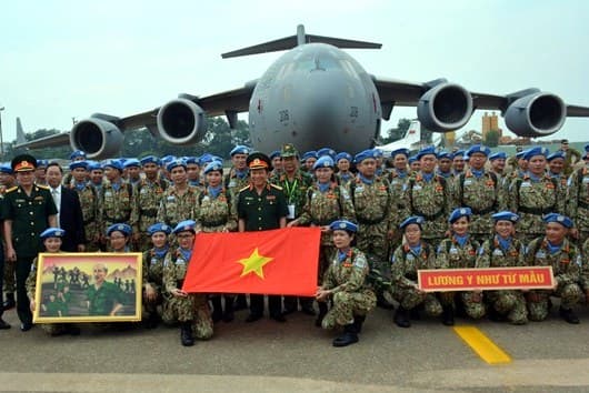 Bộ Quốc phòng tổ chức Lễ xuất quân Bệnh viện dã chiến cấp 2 số 1 thực hiện nhiệm vụ tại Phái bộ Gìn giữ hòa bình Liên hợp quốc Nam Sudan