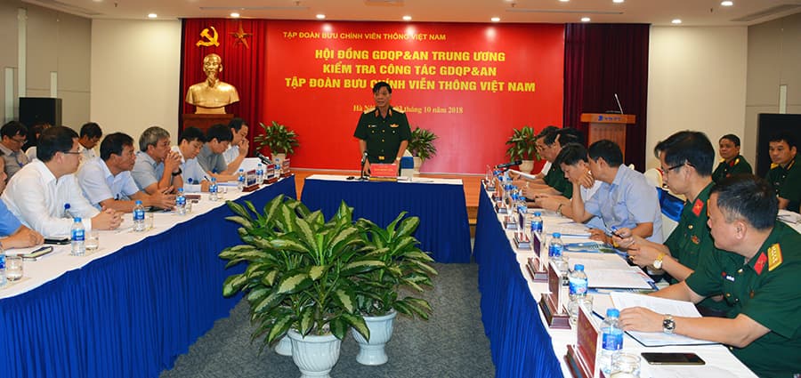 Kiểm tra công tác giáo dục quốc phòng và an ninh tại Tập đoàn Bưu chính viễn thông Việt Nam