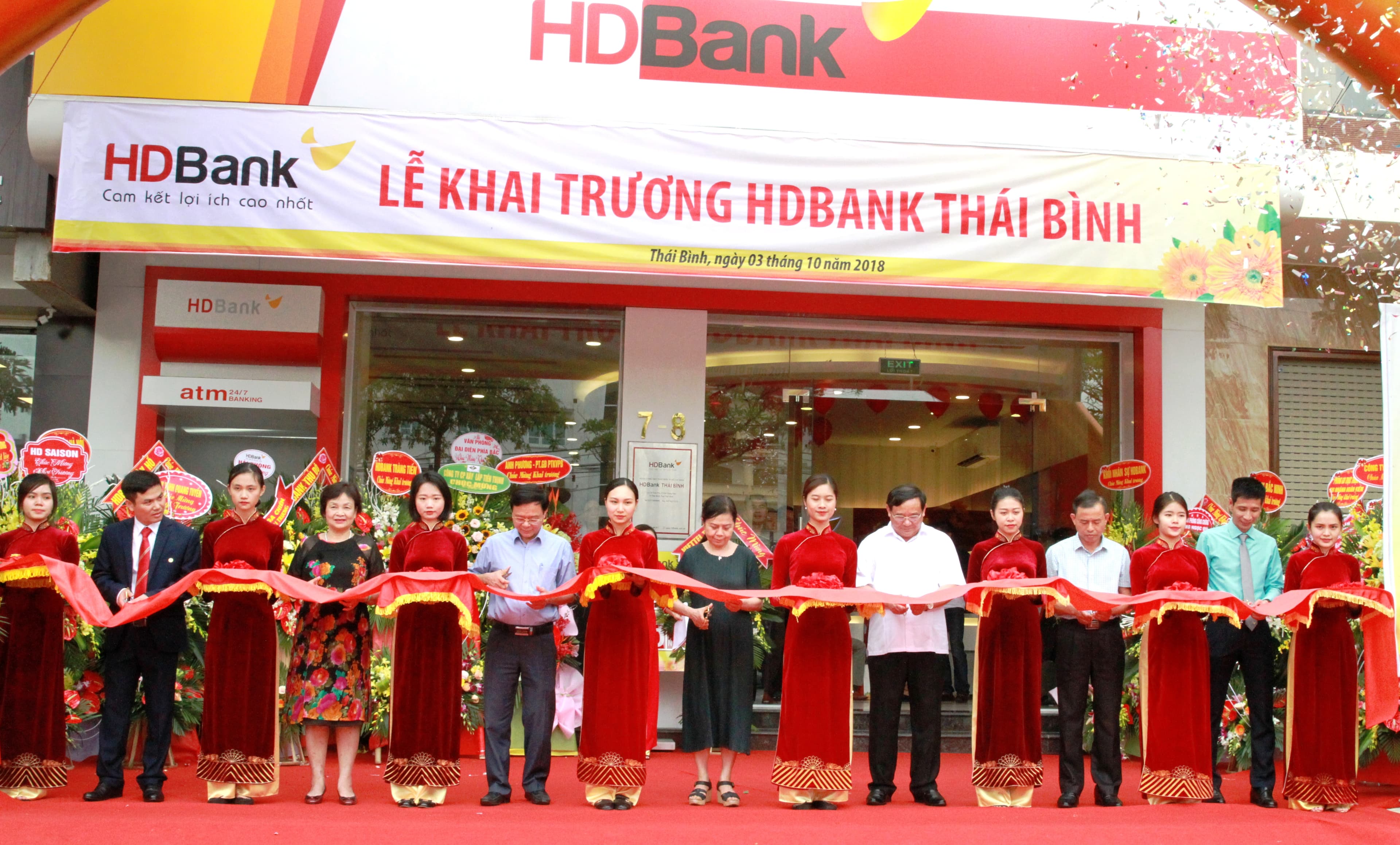 HDBank khai trương chi nhánh tại Thái Bình
