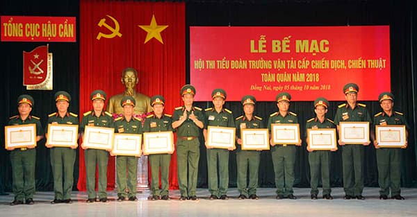 Bế mạc hội thi Tiểu đoàn trưởng vận tải cấp chiến thuật, chiến dịch toàn quân
