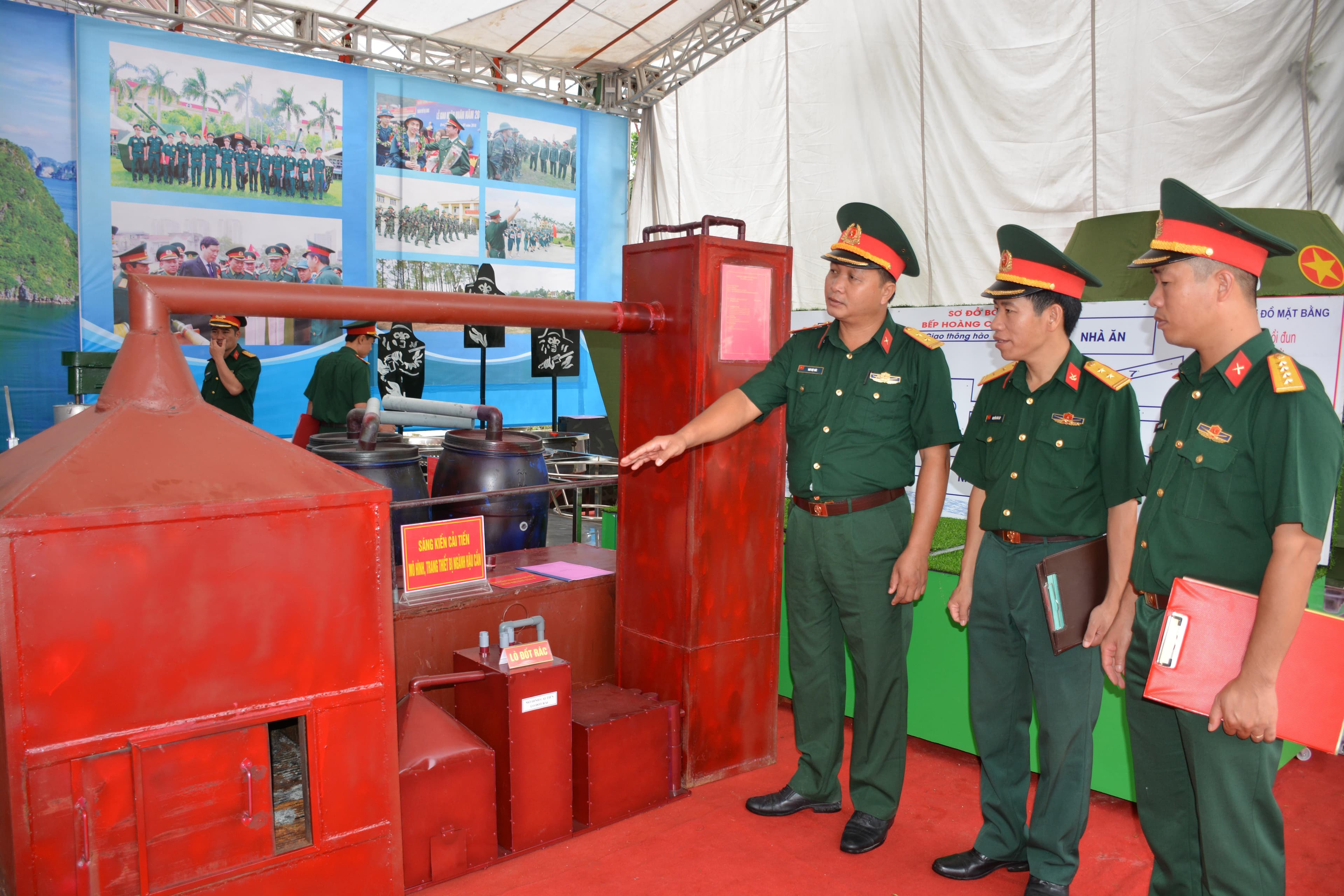 Công nghệ xử lý rác thải ở đơn vị cấp trung đoàn