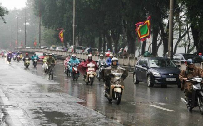 Bắc Bộ và Thanh Hóa có mưa to, vùng núi chuyển rét