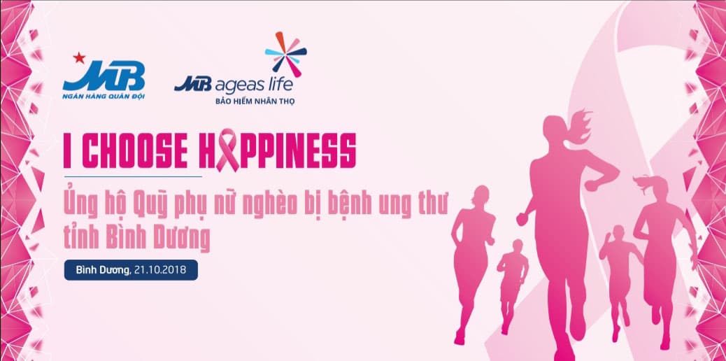 “Tôi chọn hạnh phúc – I choose happiness” vì phụ nữ nghèo bị ung thư