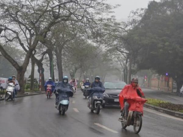 Bắc Bộ sáng và đêm trời mưa lạnh