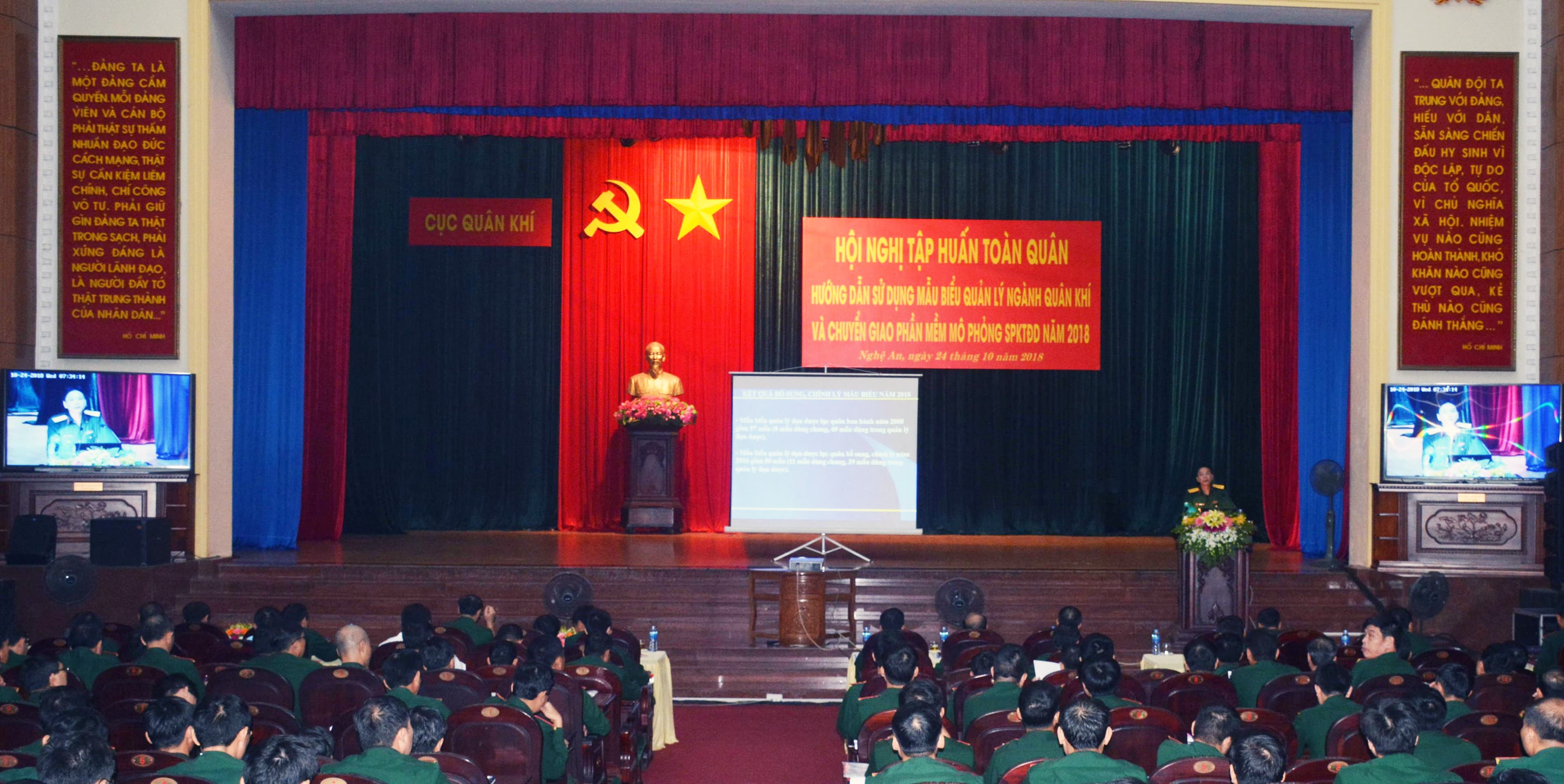 Nhiều nội dung mới trong tập huấn ngành quân khí năm 2018