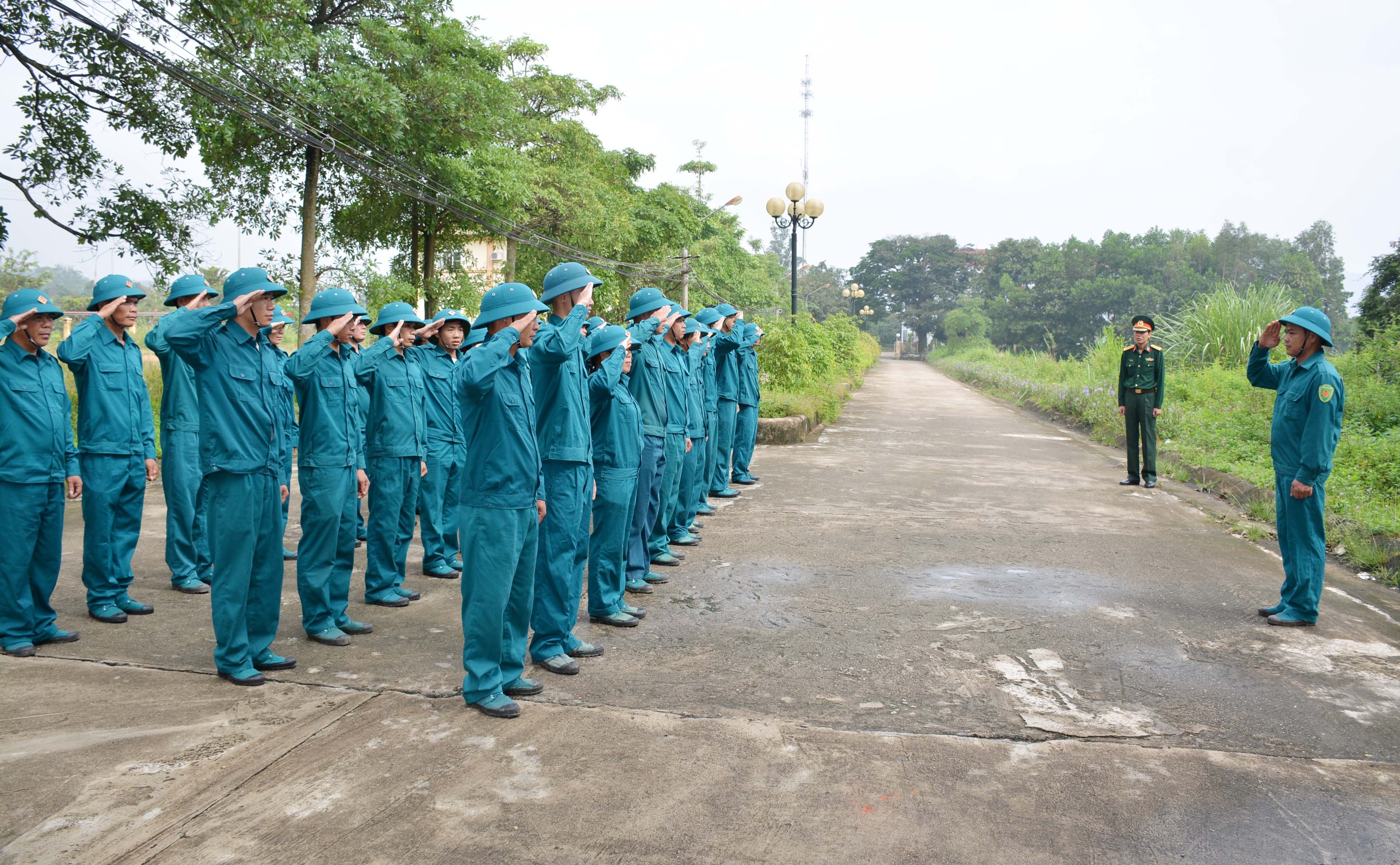 Kiểm tra công tác quốc phòng tại huyện Sơn Dương, tỉnh Tuyên Quang