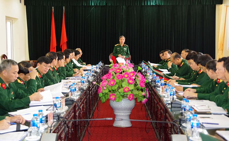 Đoàn công tác TCCT thăm và kiểm tra tại Thanh Hóa