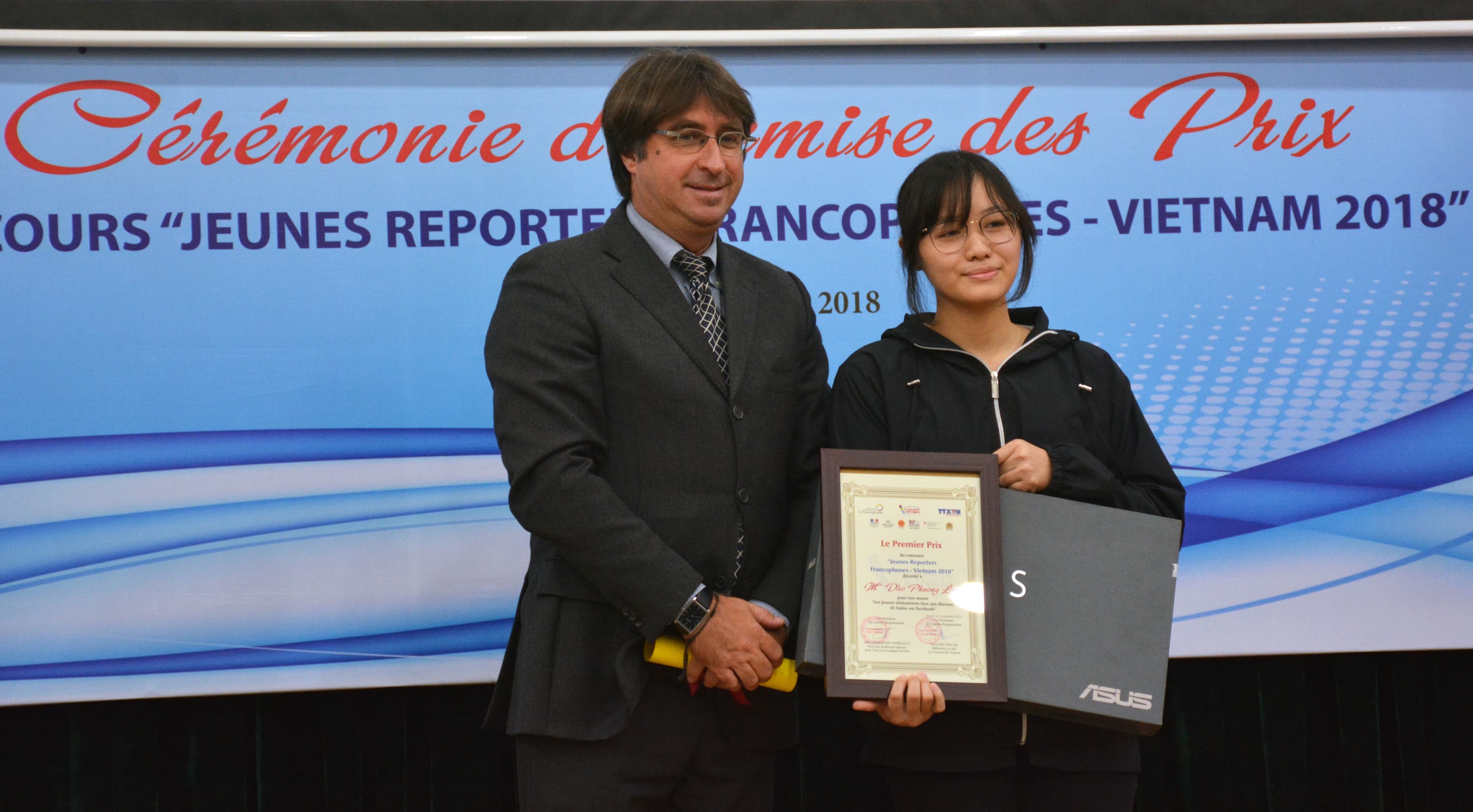 Trao giải cuộc thi “Phóng viên trẻ Pháp ngữ-Việt Nam 2018”