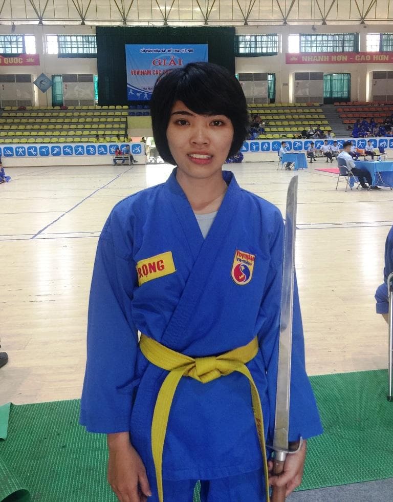 Nữ sinh viên đam mê Vovinam