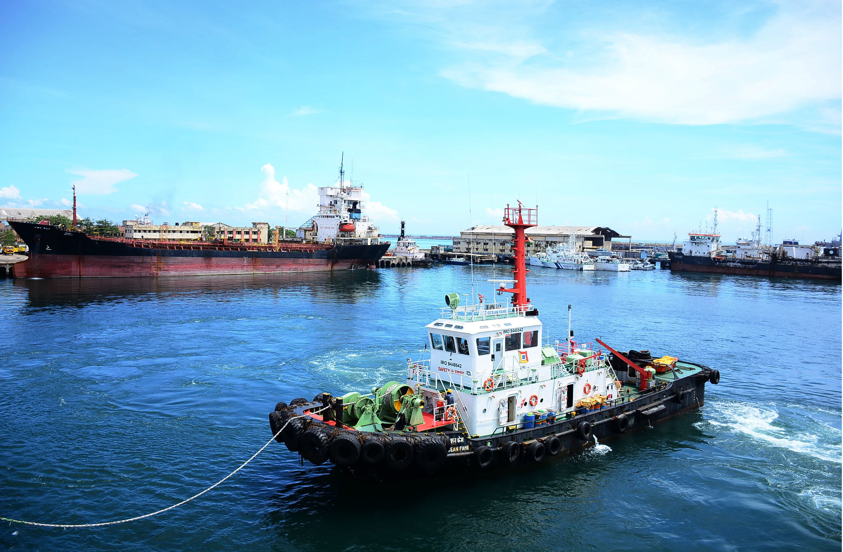 Cảng biển Chennai thơ mộng nhìn từ trên cao