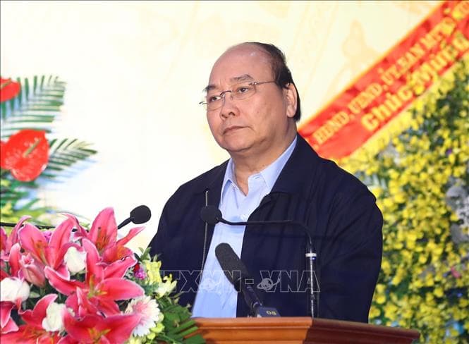 Thủ tướng Chính phủ Nguyễn Xuân Phúc dự Ngày hội Đại đoàn kết toàn dân tộc tại Bắc Giang