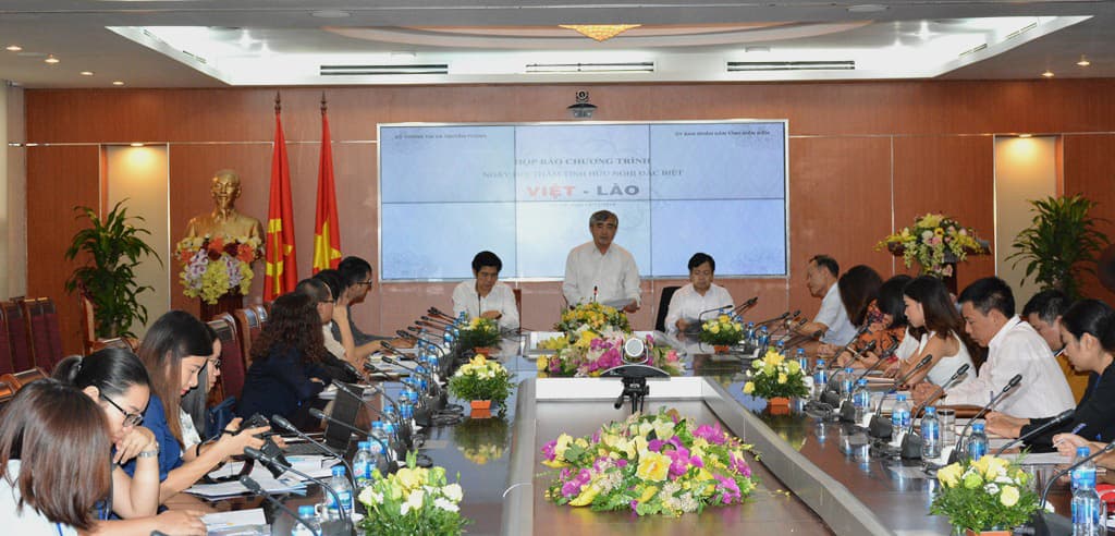 Họp báo về Ngày hội “Thắm tình hữu nghị đặc biệt Việt - Lào”