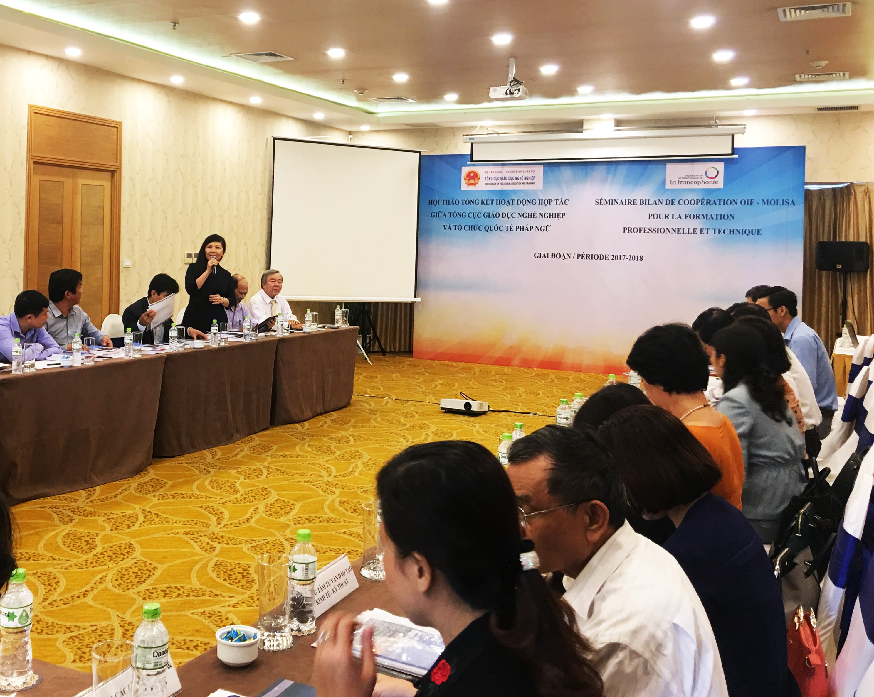 Tổng kết hoạt động hợp tác giữa Tổng cục Giáo dục nghề nghiệp và Tổ chức Quốc tế Pháp ngữ
