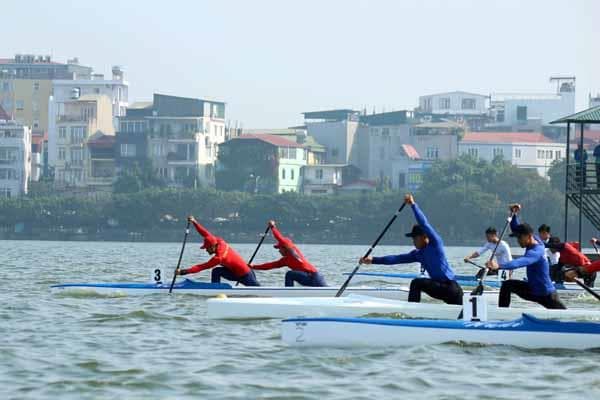 Ngày thi đấu chính thức đầu tiên tại Đại hội Thể thao toàn quốc lần thứ VIII: Hà Nội dẫn đầu bảng xếp hạng