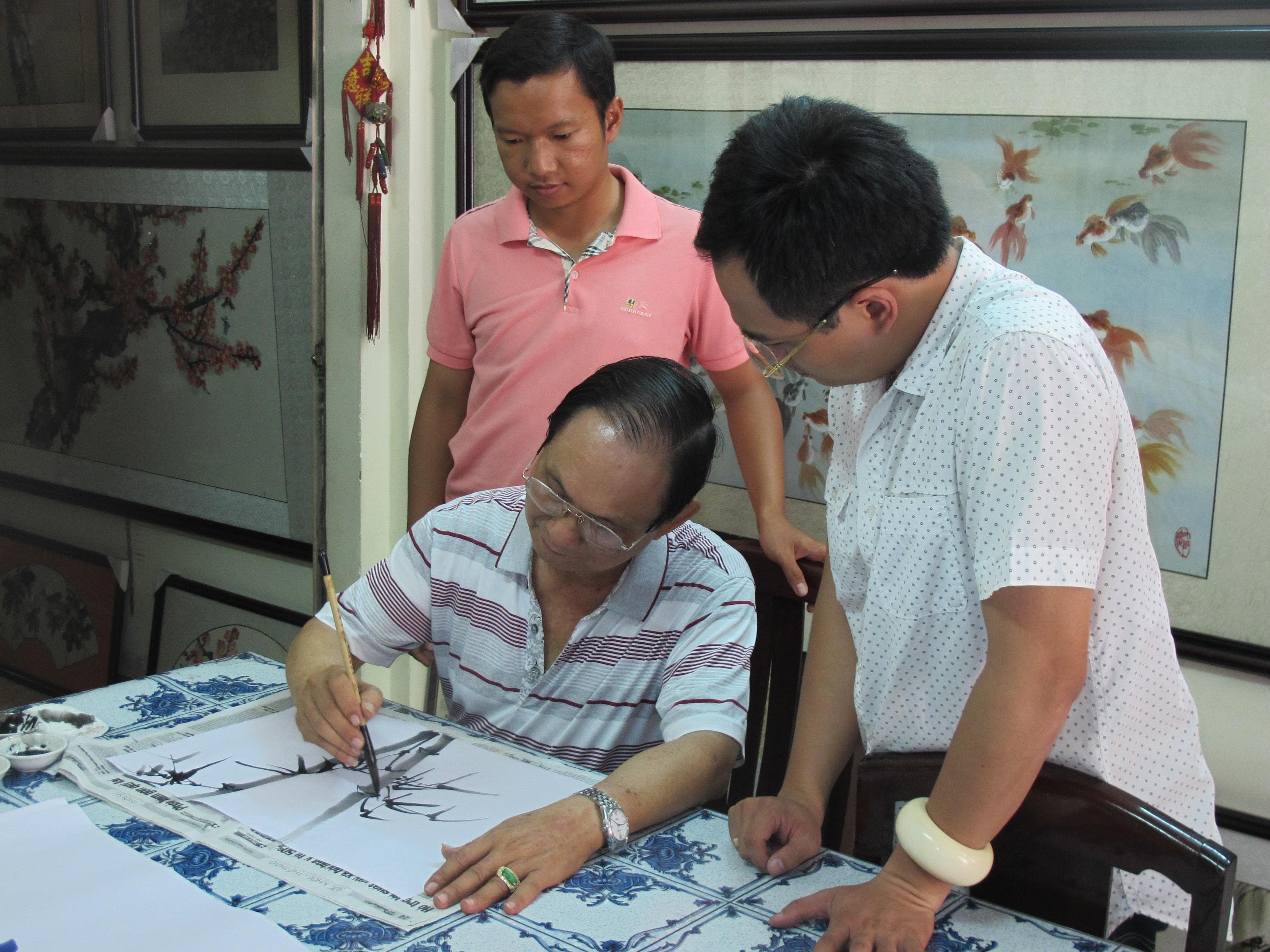 Rổ rau biếu thầy