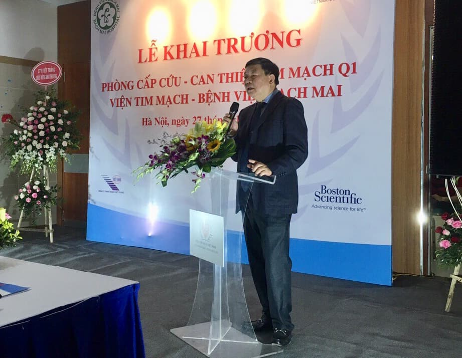 Bệnh viện Bạch Mai khai trương Phòng cấp cứu, can thiệp tim mạch Q1