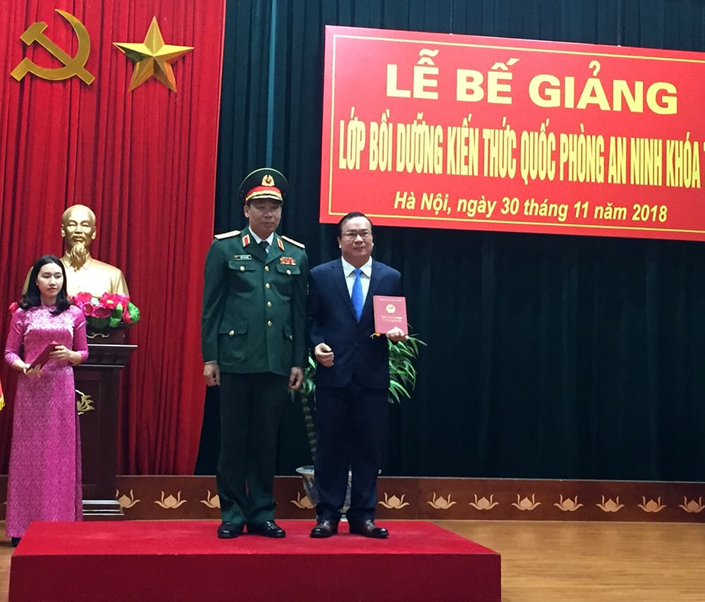 Học viện Quốc phòng bế giảng Lớp bồi dưỡng kiến thức quốc phòng an ninh khóa 73