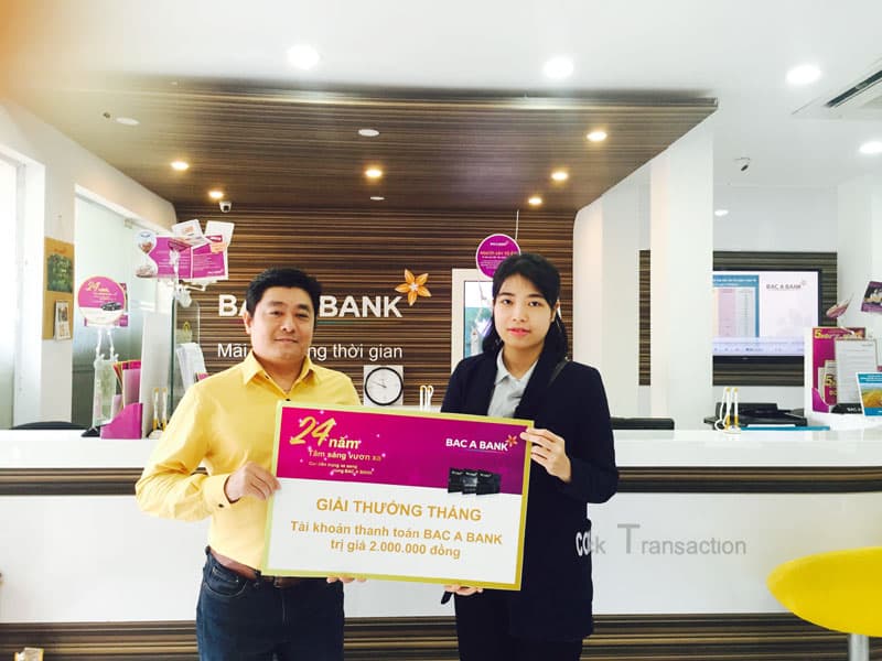 123 khách hàng BAC A BANK tiếp tục nhận giải thưởng tháng Chương trình “24 năm tâm sáng vươn xa”