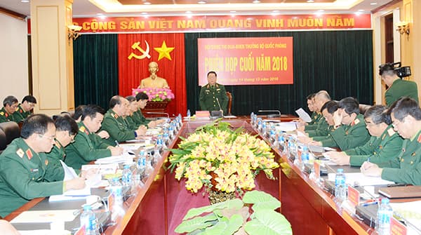 Hội đồng thi đua, khen thưởng Bộ Quốc phòng họp phiên cuối năm