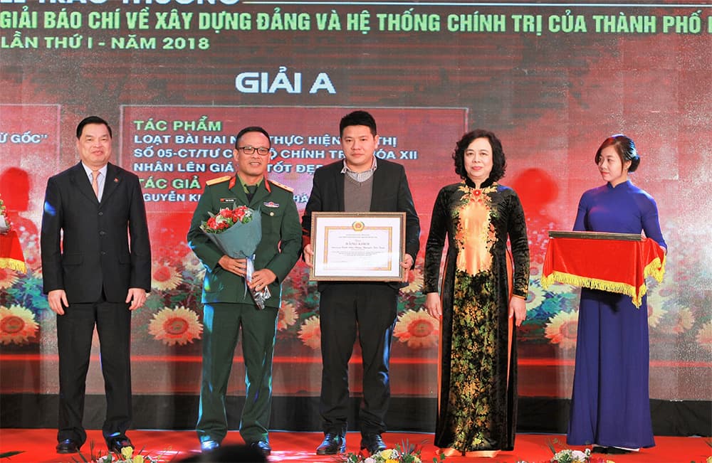 76 tác phẩm nhận giải thưởng báo chí về xây dựng Đảng và phát triển văn hóa của TP Hà Nội