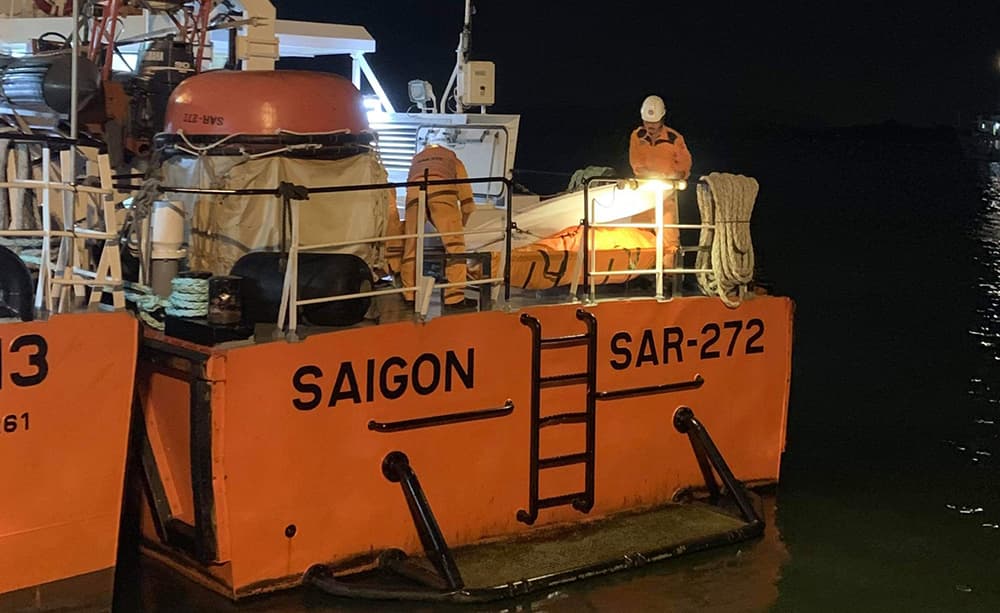 Tìm thấy thi thể thứ 2 trong vụ tàu cá BV 9496 TS bị nạn trên biển Vũng Tàu