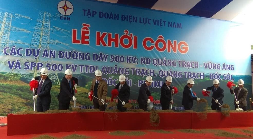 EVN khởi công các dự án đường dây 500kV