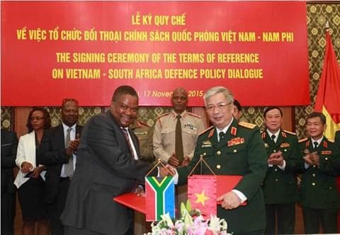 Thúc đẩy tiềm năng hợp tác quốc phòng Việt Nam - Nam Phi