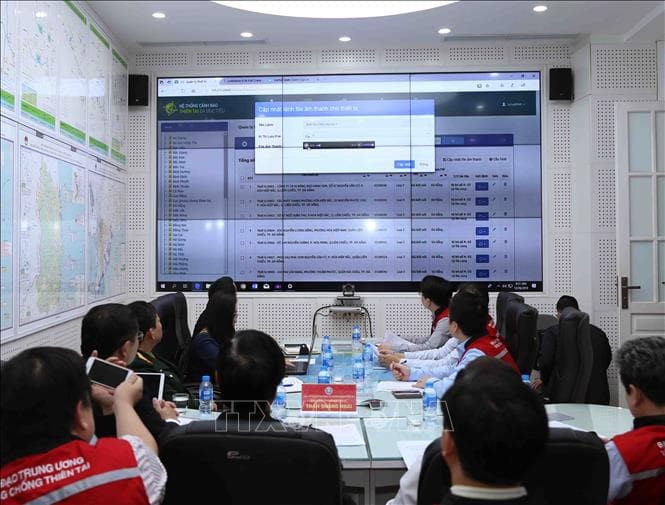 Diễn tập vận hành hệ thống cảnh báo thiên tai trong tình huống có sóng thần