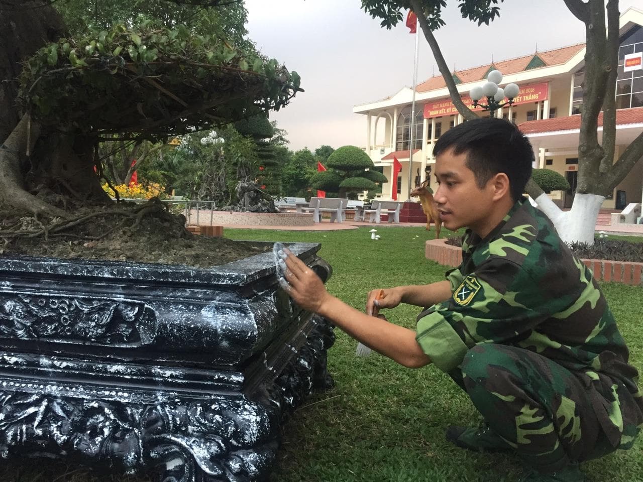 "Xanh, sạch, đẹp" ở Trung đoàn Ba Vì