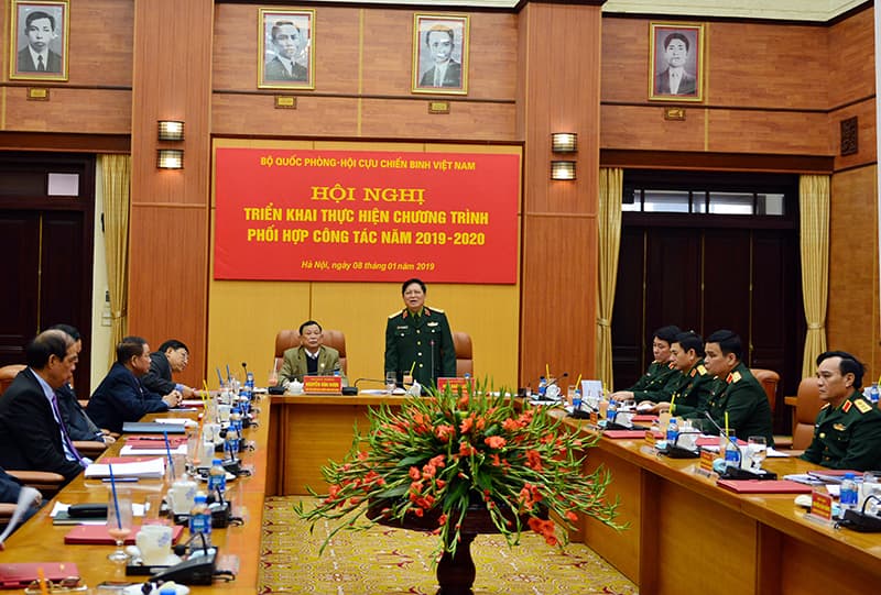Bộ Quốc phòng và Hội Cựu chiến binh Việt Nam triển khai chương trình phối hợp công tác