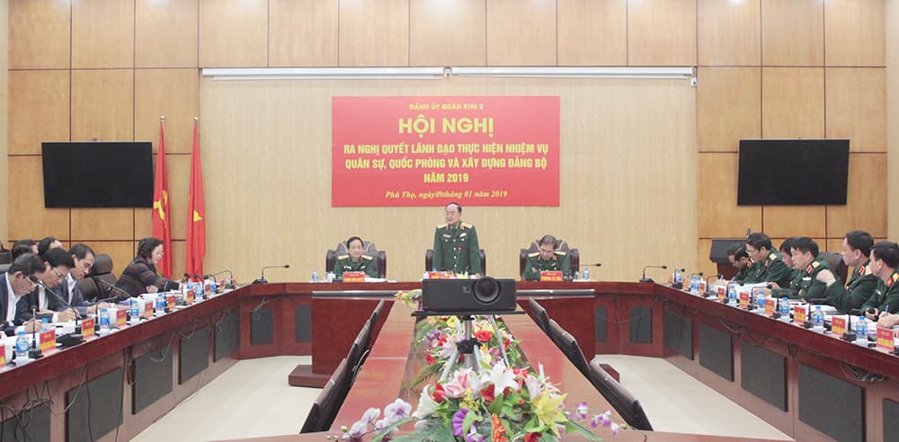 Đảng ủy Quân khu 2 ra nghị quyết lãnh đạo thực hiện nhiệm vụ quân sự-quốc phòng và xây dựng Đảng bộ năm 2019