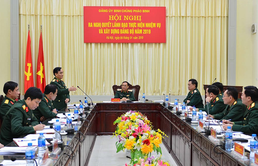 Lãnh đạo thực hiện tốt chức năng tham mưu về công tác pháo binh toàn quân