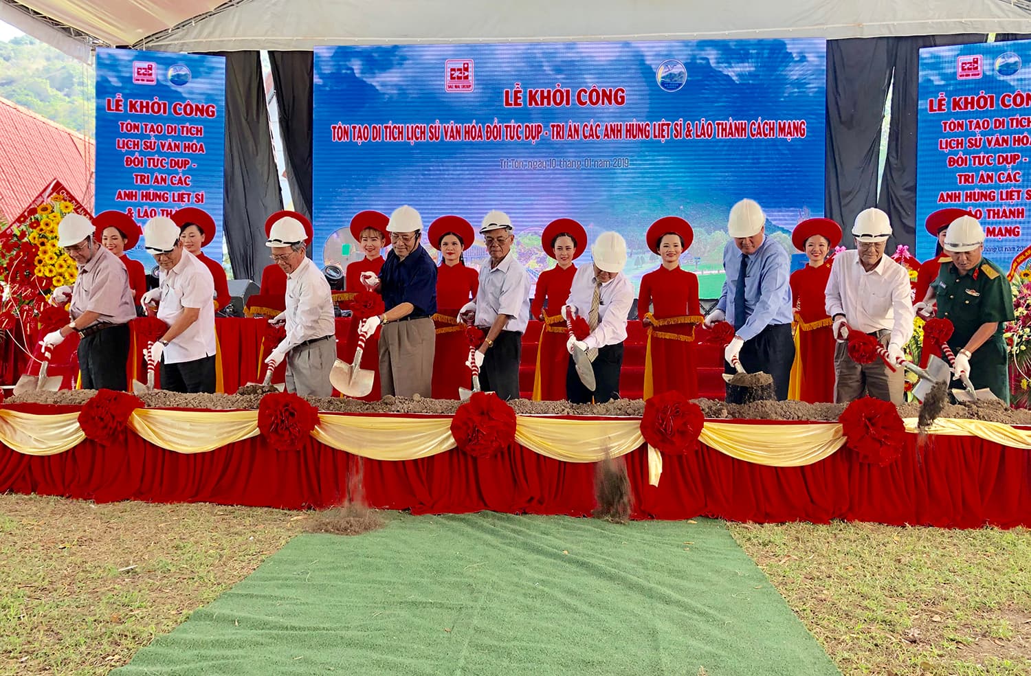 Lễ khởi công tôn tạo di tích lịch sử văn hóa đồi Tức Dụp