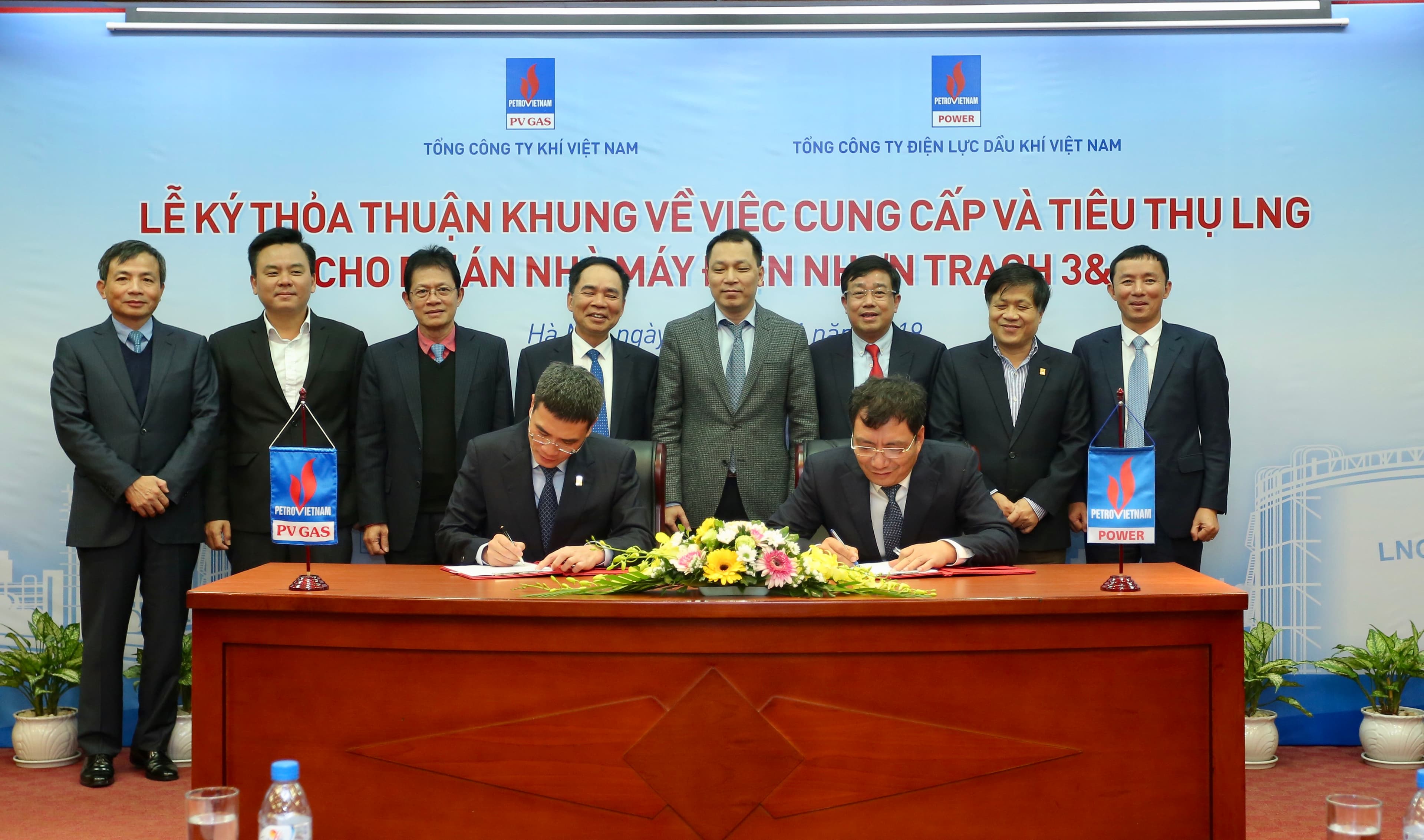 Ký kết thỏa thuận khung về việc cung cấp và tiêu thụ LNG cho Nhà máy điện Nhơn Trạch 3 & 4