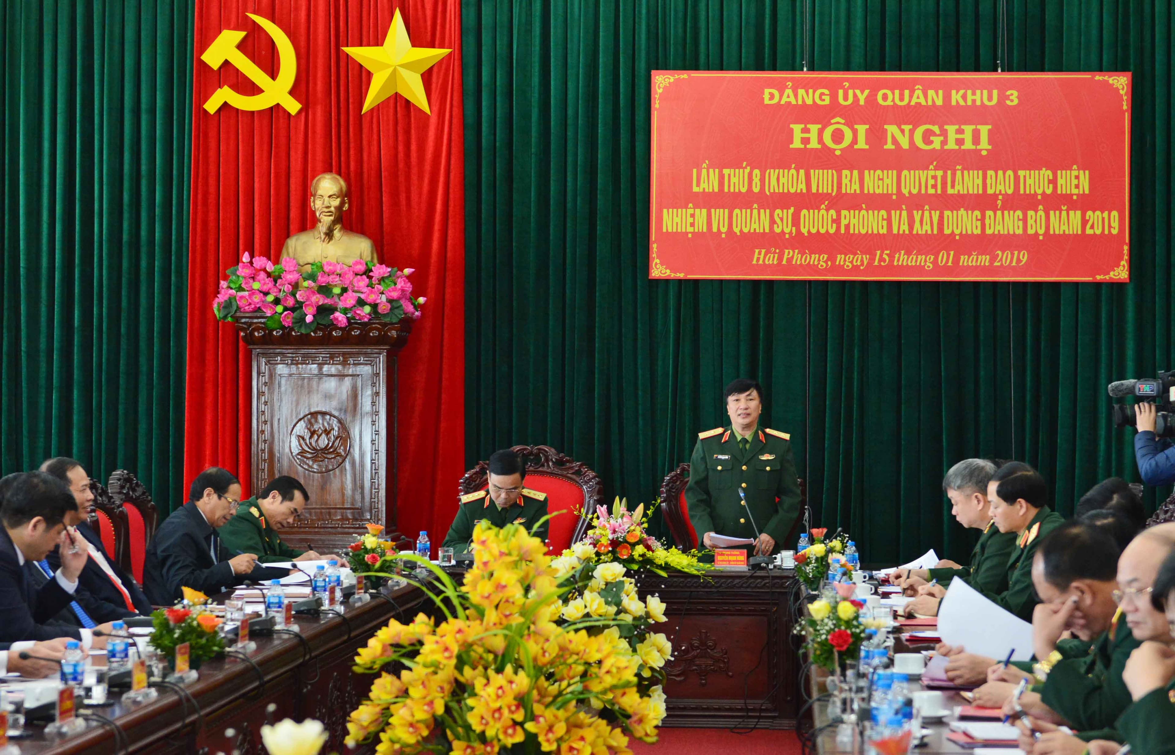 Đảng ủy Quân khu 3 ra nghị quyết lãnh đạo thực hiện nhiệm vụ quân sự, quốc phòng và xây dựng đảng bộ
