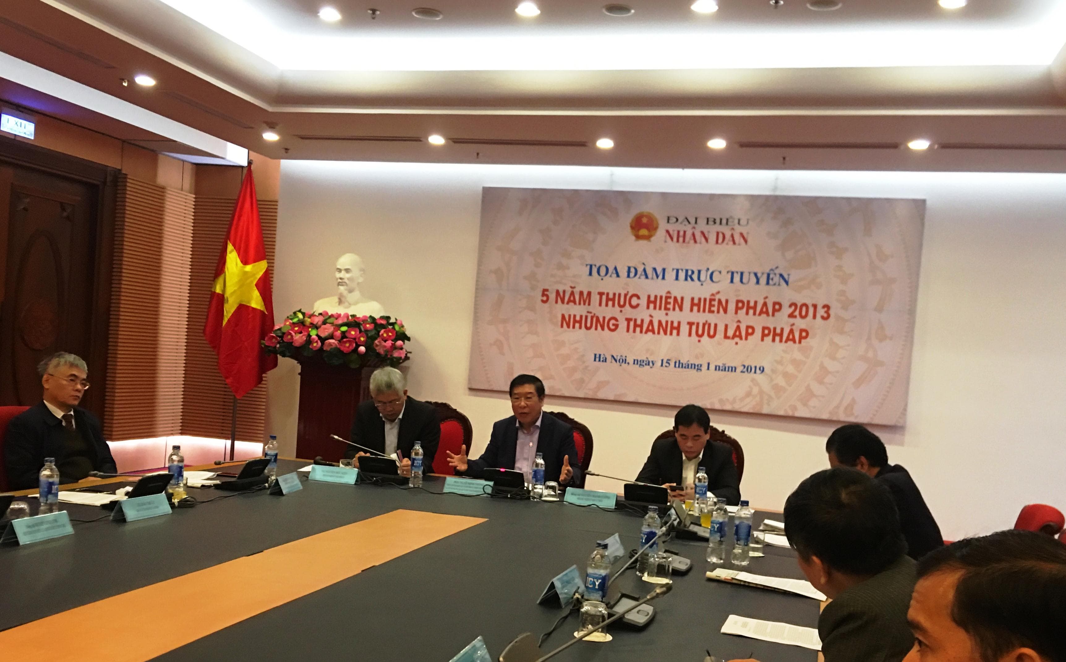 Tọa đàm “5 năm thực hiện Hiến pháp 2013 - những thành tựu lập pháp”