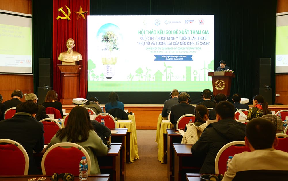Khuyến khích phụ nữ khởi nghiệp đổi mới sáng tạo trong lĩnh vực phát triển xanh và bền vững