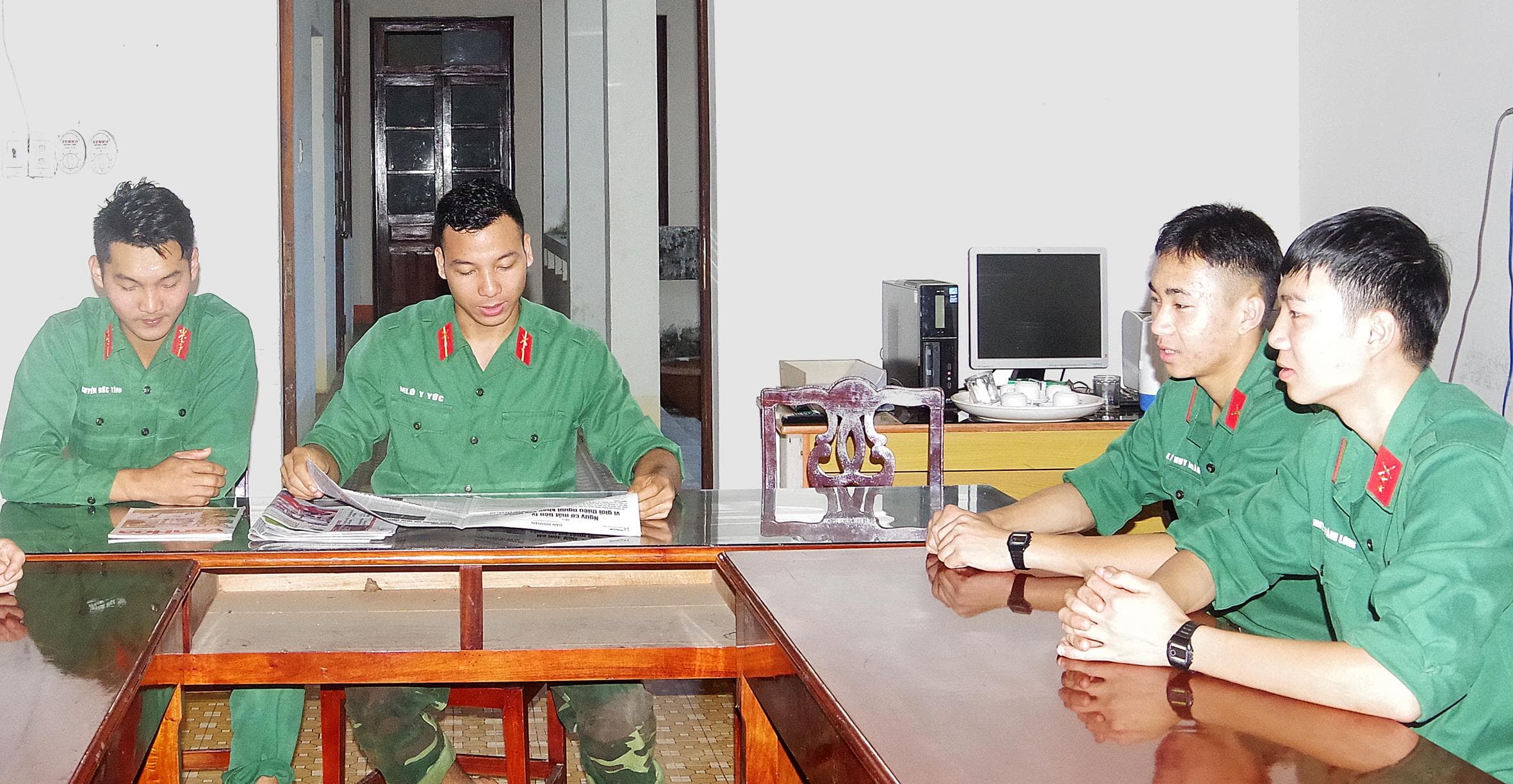 Mang theo niềm đam mê nghệ thuật vào đơn vị