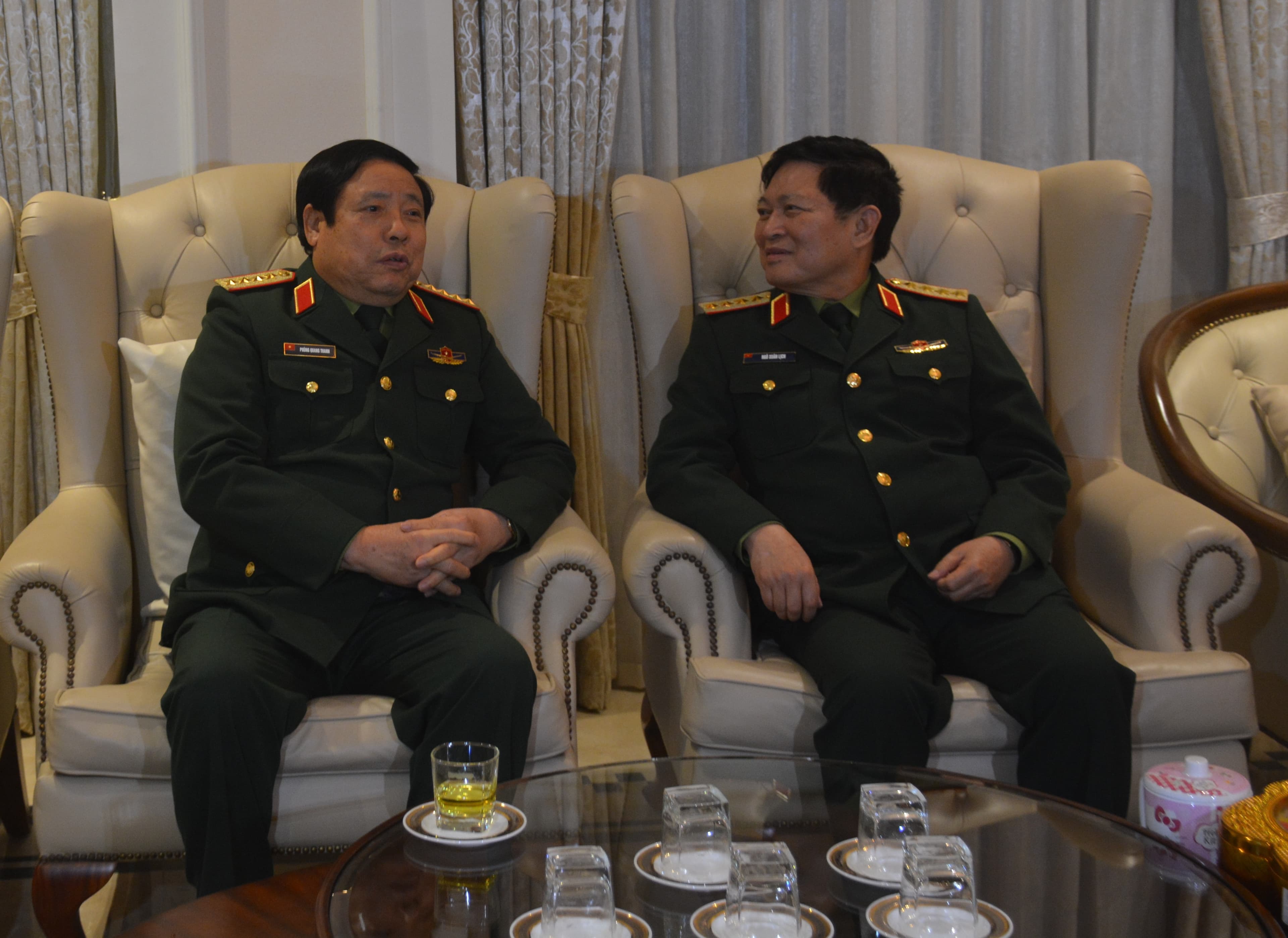 Đại tướng Ngô Xuân Lịch thăm, chúc Tết các đồng chí nguyên lãnh đạo Bộ Quốc phòng