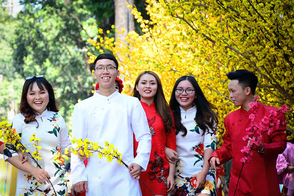 Xuân thanh bình trên thành phố mang tên Bác