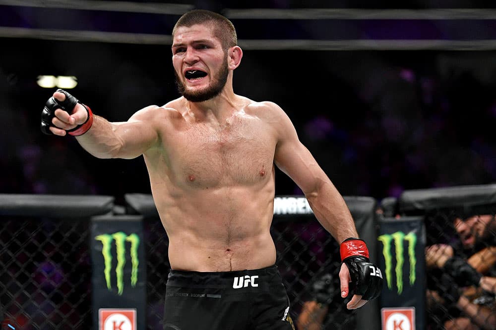 UFC có thể tạm “tước bỏ” đai vô địch của võ sĩ Khabib Nurmagomedov
