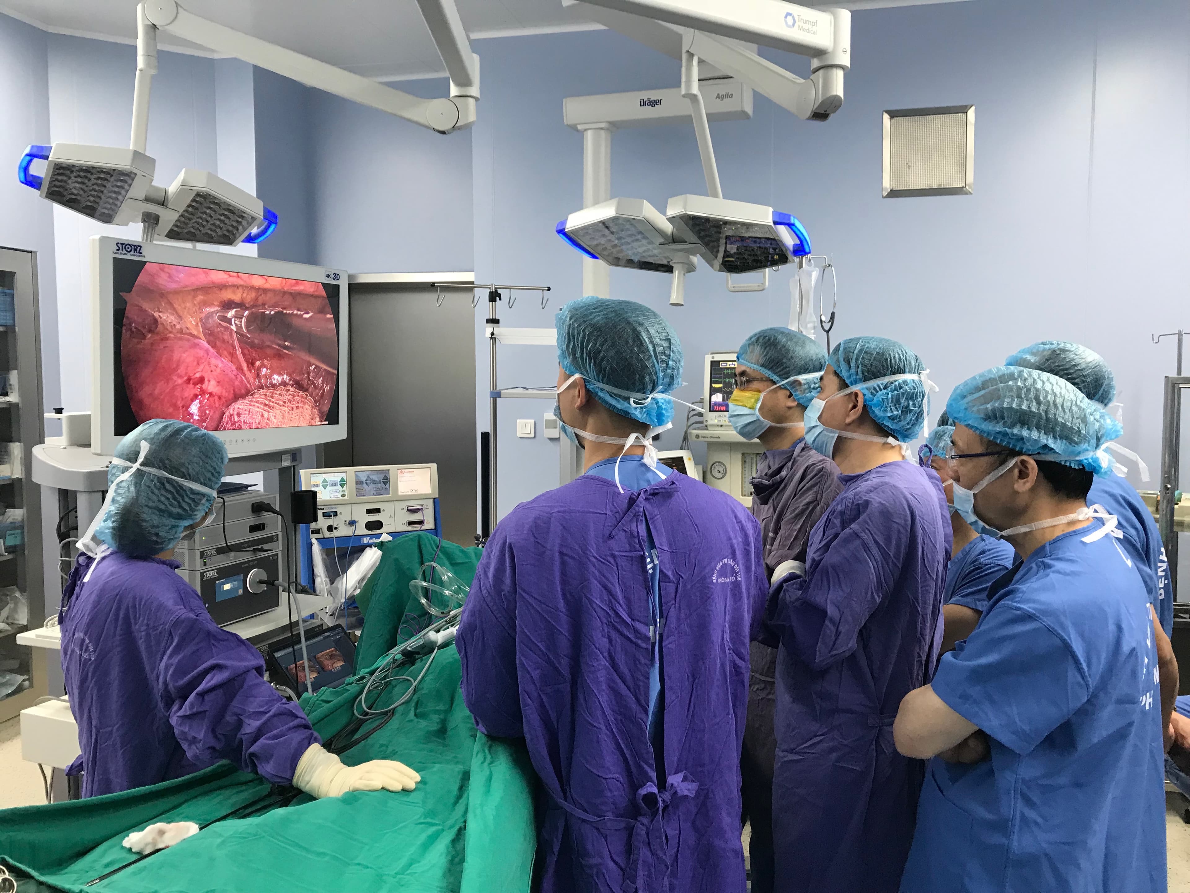 Bệnh viện TWQĐ 108 phẫu thuật thành công ung thư thực quản theo phương pháp mới