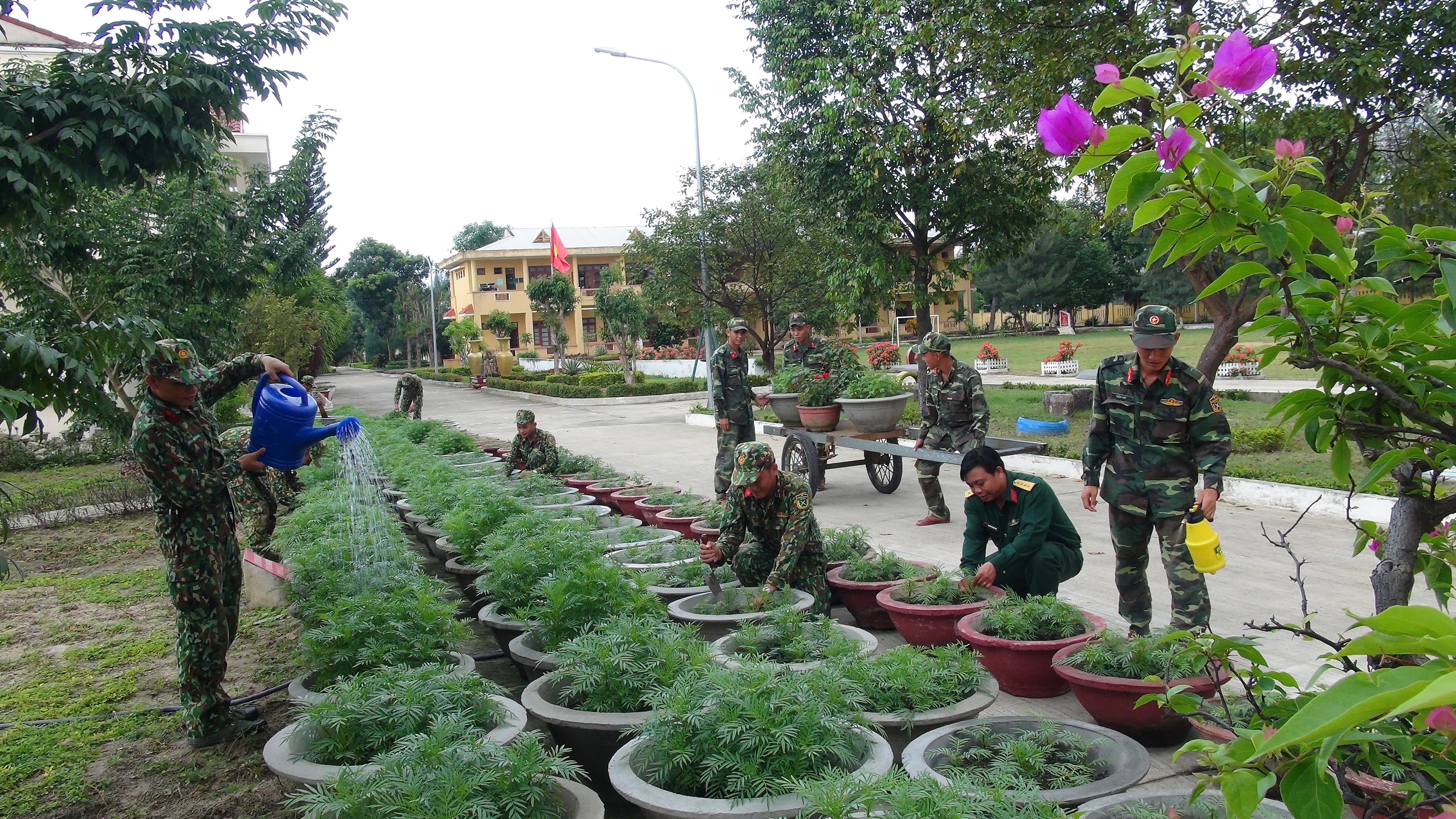 Mùa xuân ở đơn vị lá cờ đầu