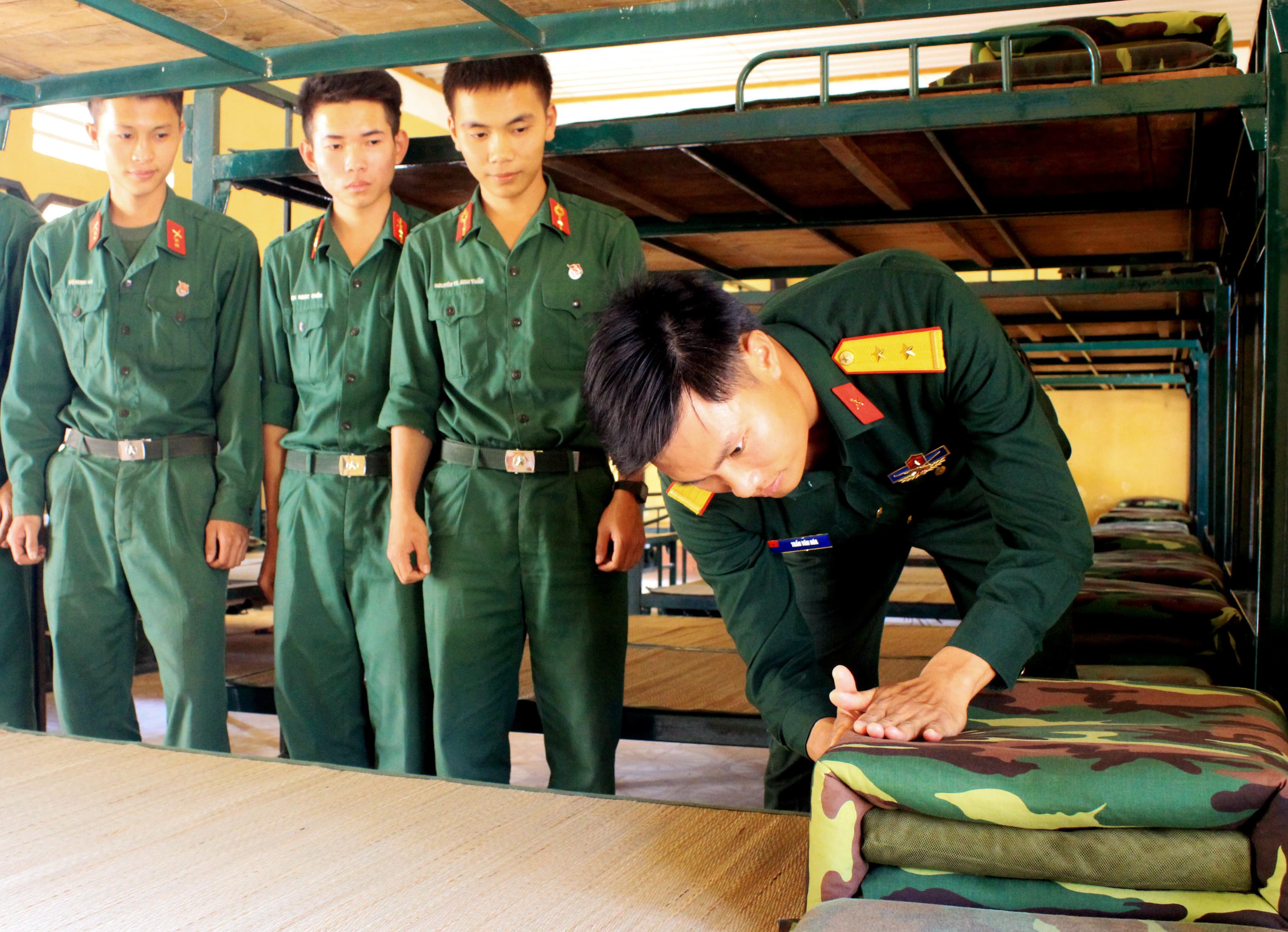 Chuẩn bị chu đáo để đón chiến sĩ mới