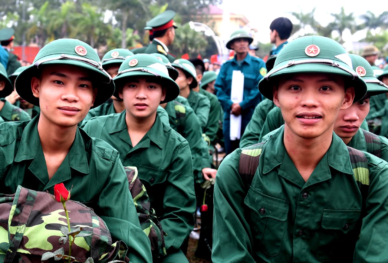 Nô nức ngày hội tòng quân ở Thanh Hà