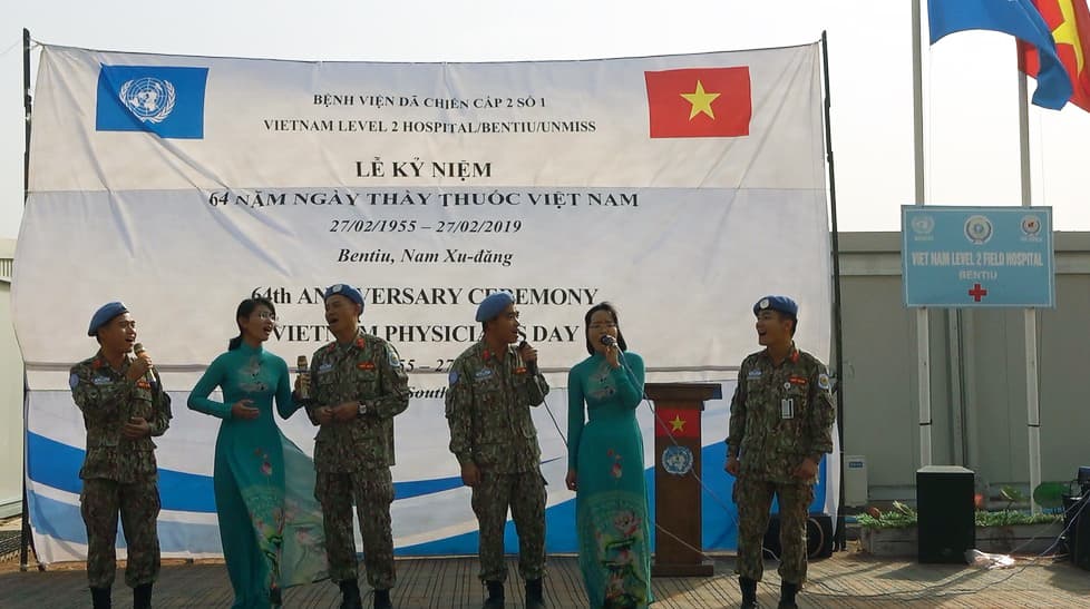 Kỷ niệm Ngày Thầy thuốc Việt Nam tại Bentiu, Nam Sudan
