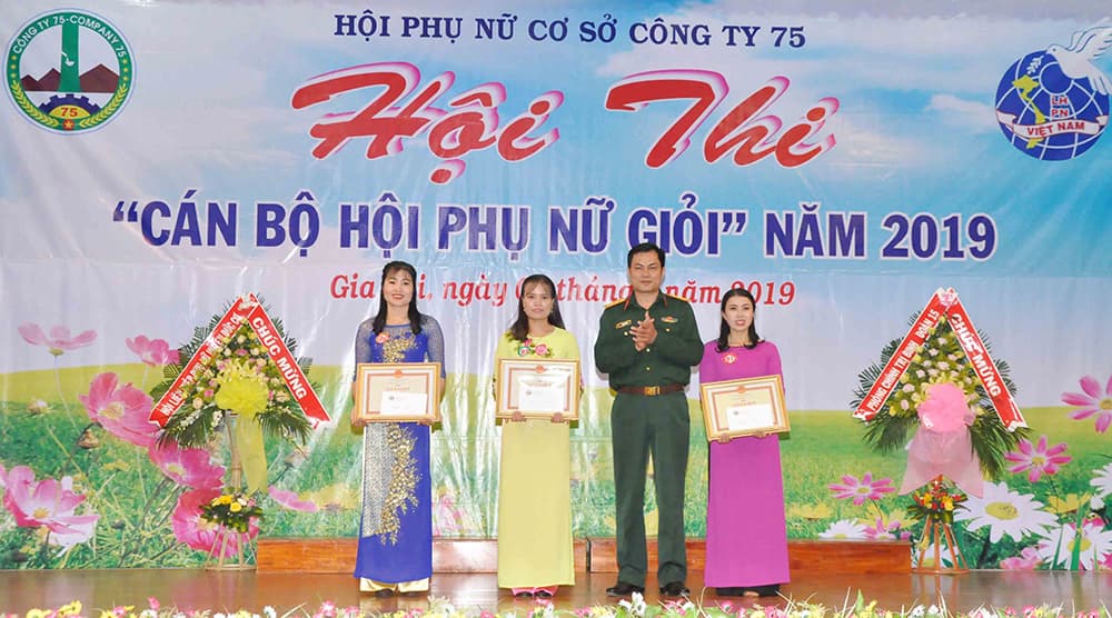 Công ty 75 tổ chức Hội thi “Cán bộ Hội Phụ nữ giỏi năm 2019”