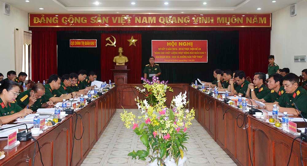 Tiếp tục nâng cao chất lượng hoạt động của Báo Quân khu 7